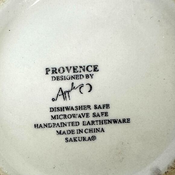 Sakura Provence Design by Apple French Village 4.5" Coffee Mugs-Set of 2 - Picture 6 of 7